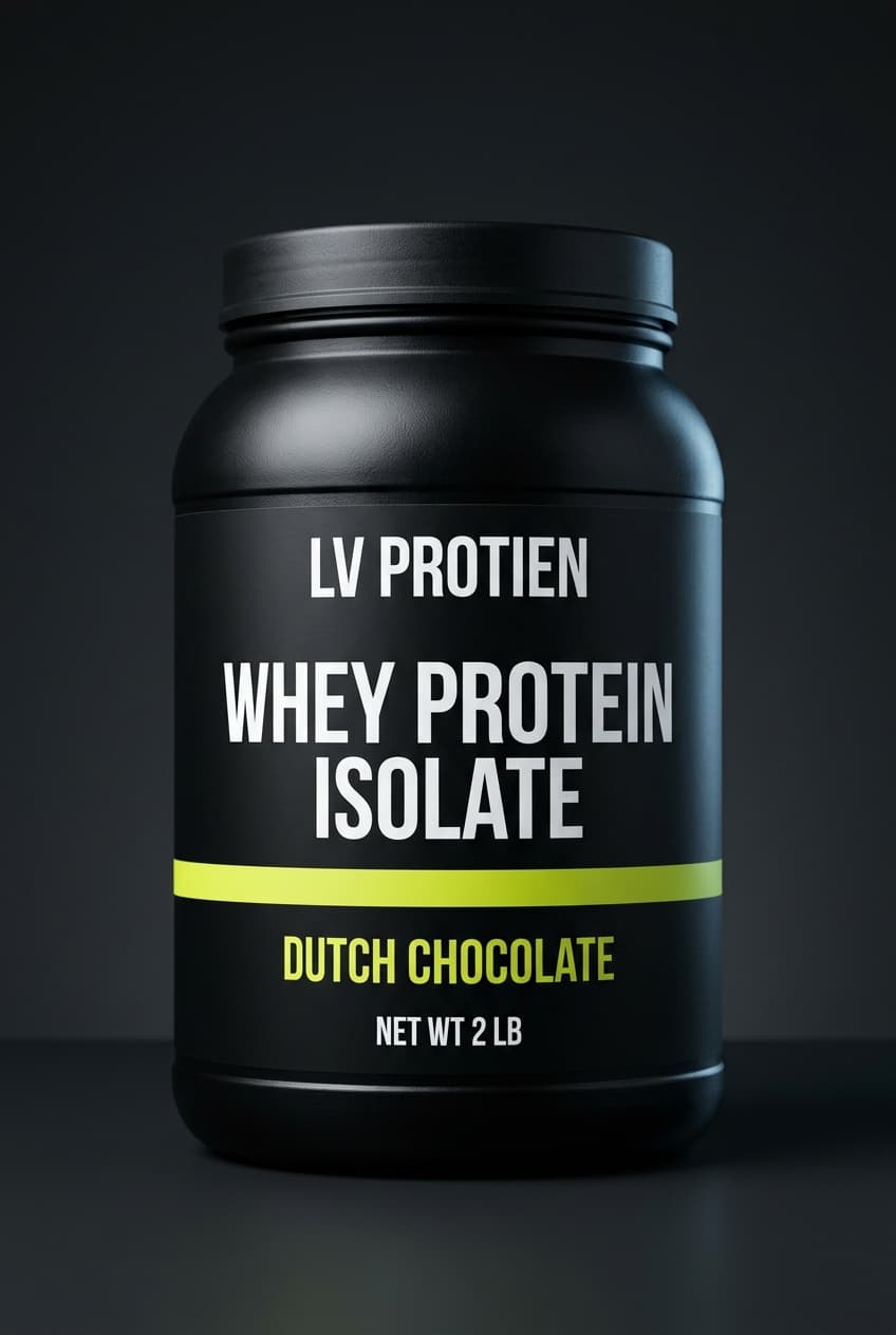 Whey Protein Isolate, Dutch Chocolate, 2 lb